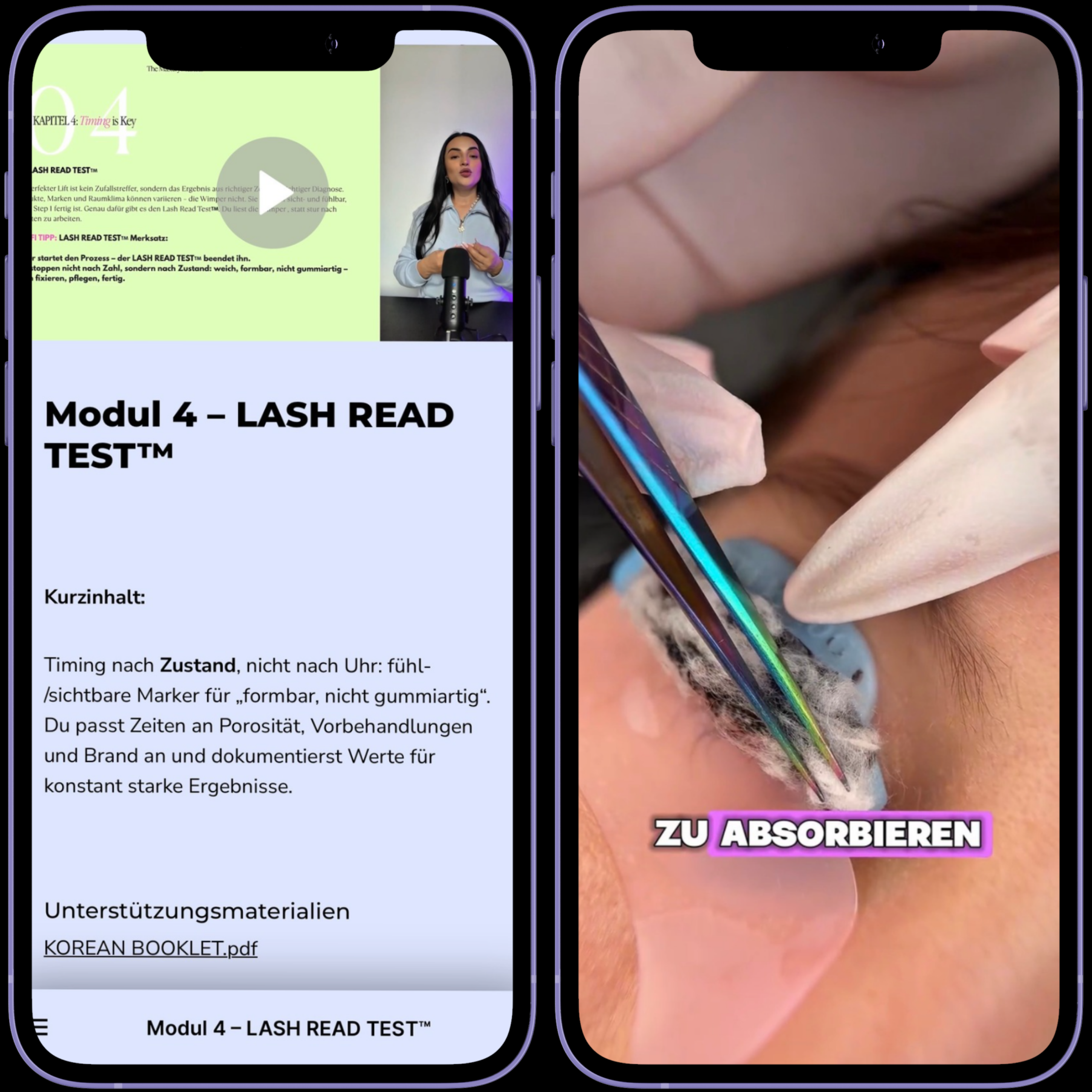 Lash & Brow Lifting Online Kurse Schweiz