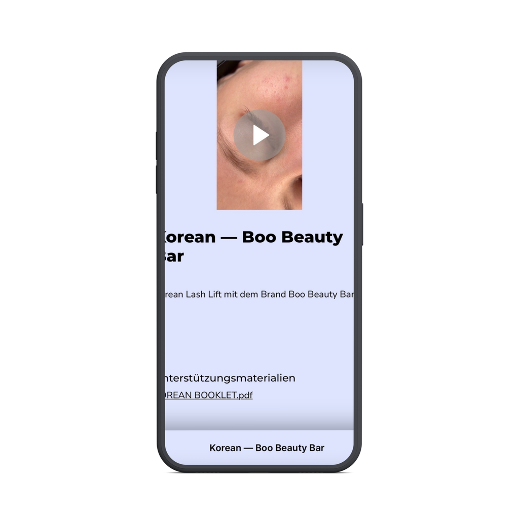 FORMATION EN LIGNE KOREAN LASH LIFT – LA MÉTHODE MAÎTRISÉE