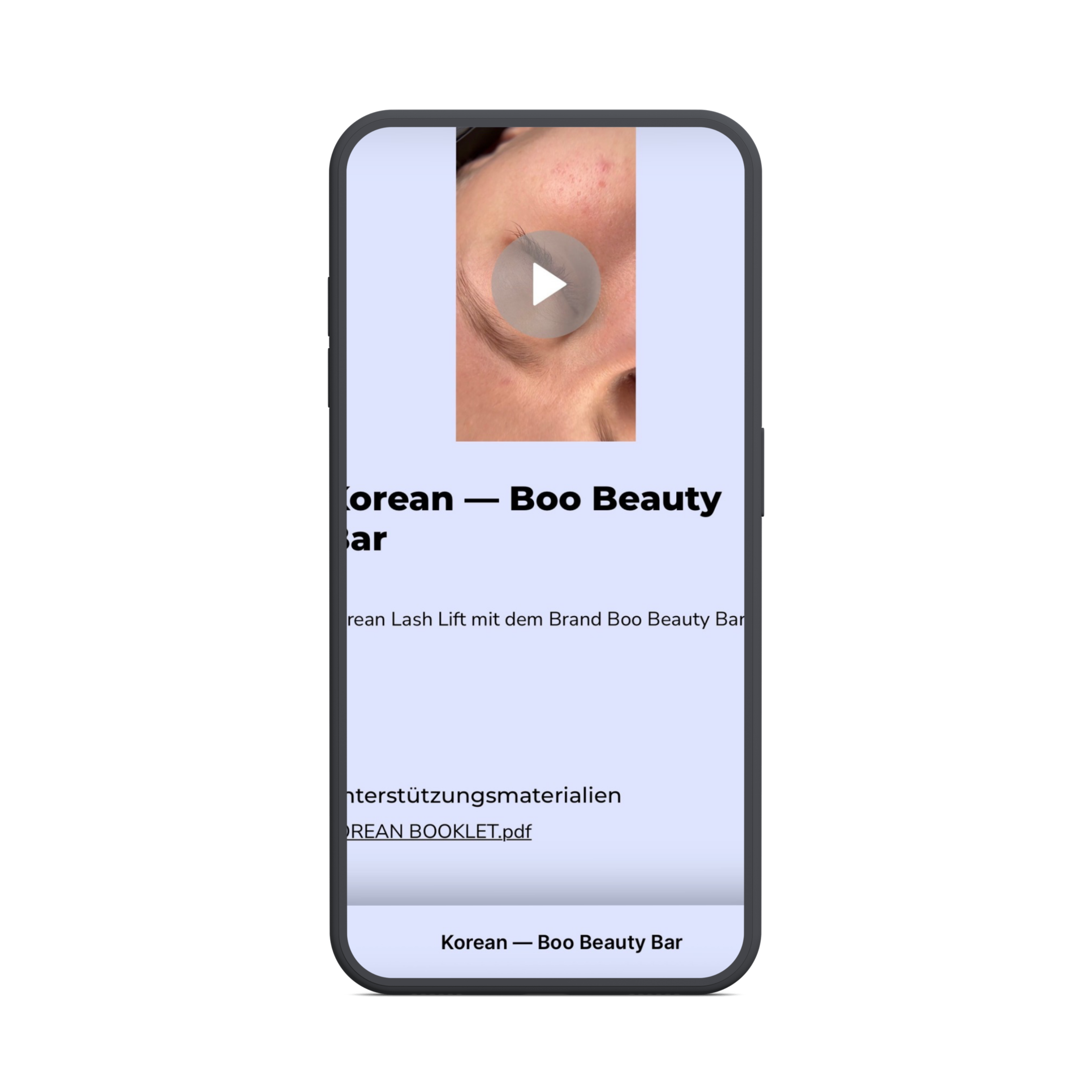 FORMATION EN LIGNE KOREAN LASH LIFT – LA MÉTHODE MAÎTRISÉE