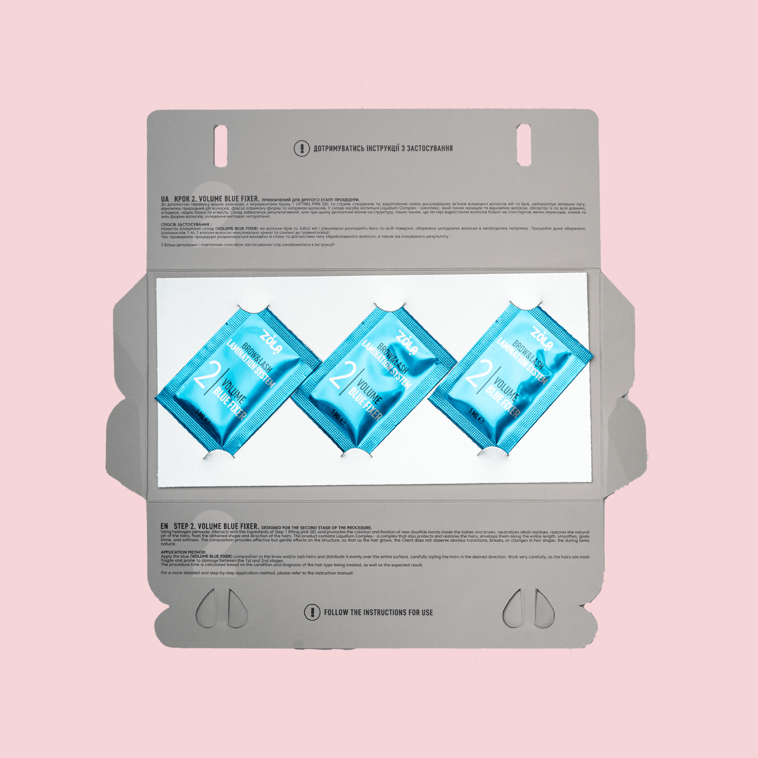 ZOLA – Color Lab Set in Sachet 02 Volume Blue Fixer (3 x 1 ml)