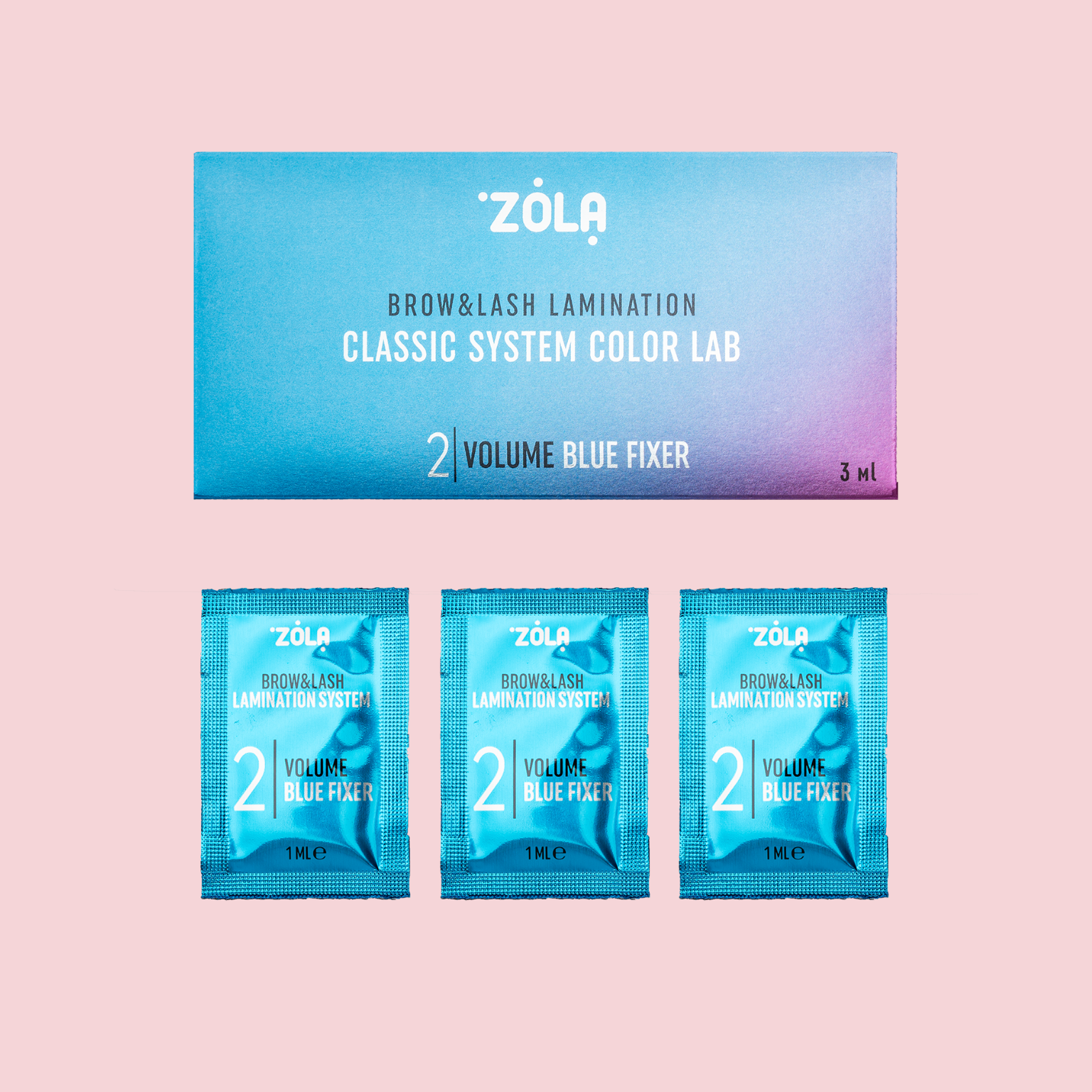 ZOLA – Color Lab Set in Sachet 02 Volume Blue Fixer 